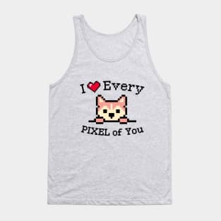 I love You / Inspirational quote / Akita puppy Tank Top